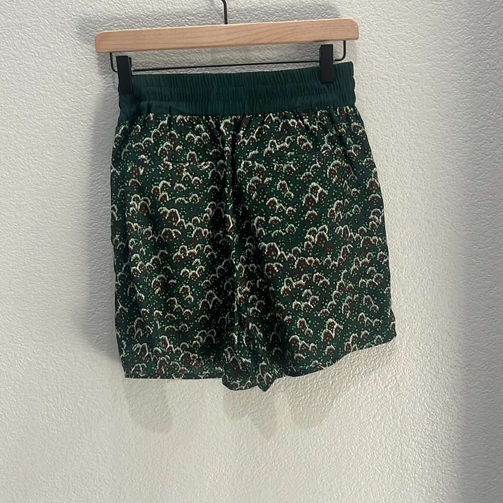 Anthropologie Scotch & Soda green printed shorts size medium - Picture 6 of 6